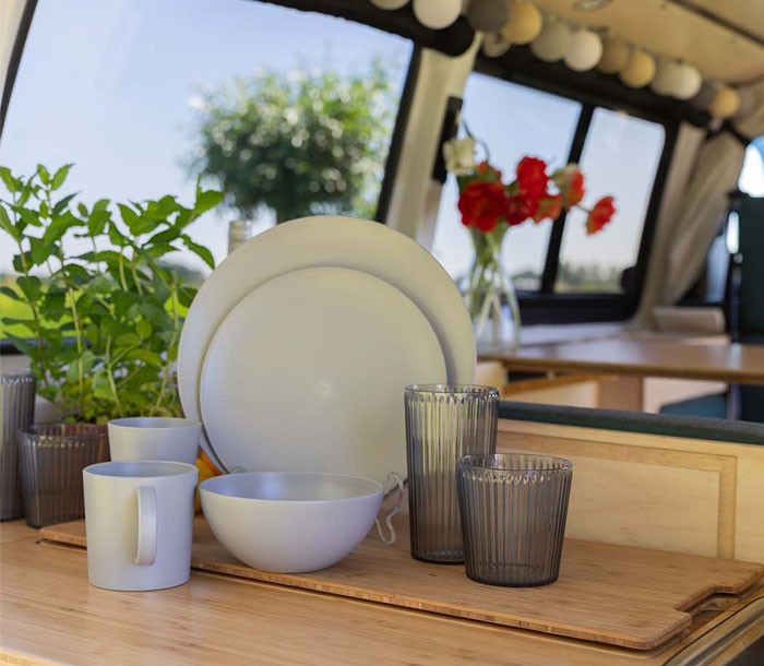 Vajilla Renew Grey Microondas 16 Pzas 1