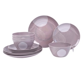 Set Vajilla Melamina Harmony 12 Pza