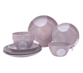 Set Vajilla Melamina Harmony 12 Pza