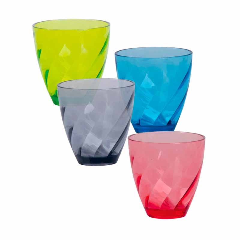 Set 4 Vasos New Colors