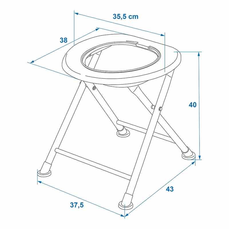 Wc Plegable + 30 Bolsas 3